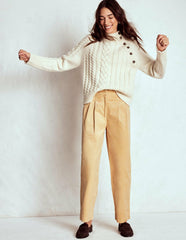 Bloomsbury Cord Pants-Stone / Boden