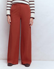 Belgravia Ponte Pants-Burnt Orange / Boden Outlet