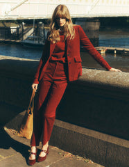 Canonbury Cord Pants-Burgundy Red / Boden us