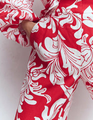 Kensington Linen Pants-Botanical Flourish / Boden