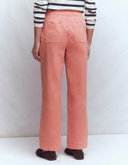 Barrel Leg Chino Pants-Vintage Rose / Boden Sale