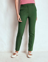 Highgate Ponte Pants-Hunter Green / Boden On sale