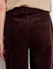 Belgravia Chunky Cord Pants-Deep Aubergine / Boden Online