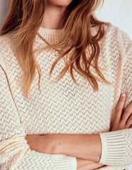 Diane Pointelle Sweater-Warm Ivory / Boden Discount