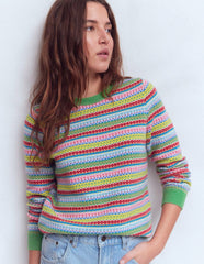 Edie Fair Isle Sweater-Multi, Heritage Geo / Boden Online