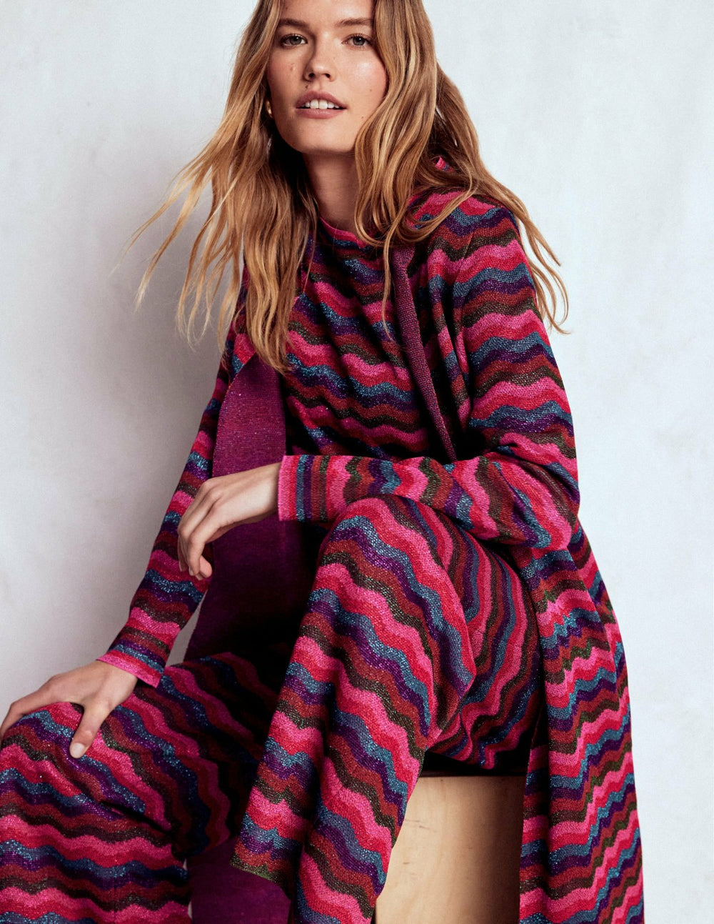Edge to Edge Cardigan Coat-Multi / Boden Outlet