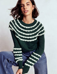 Alice Fluffy Raglan Jumper-Botanical Garden / Boden Outlet