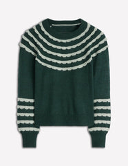 Alice Fluffy Raglan Jumper-Botanical Garden / Boden Outlet