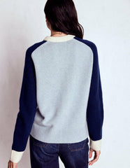 Marion Merino Cardigan-Snowbird Blue, Navy / Boden us