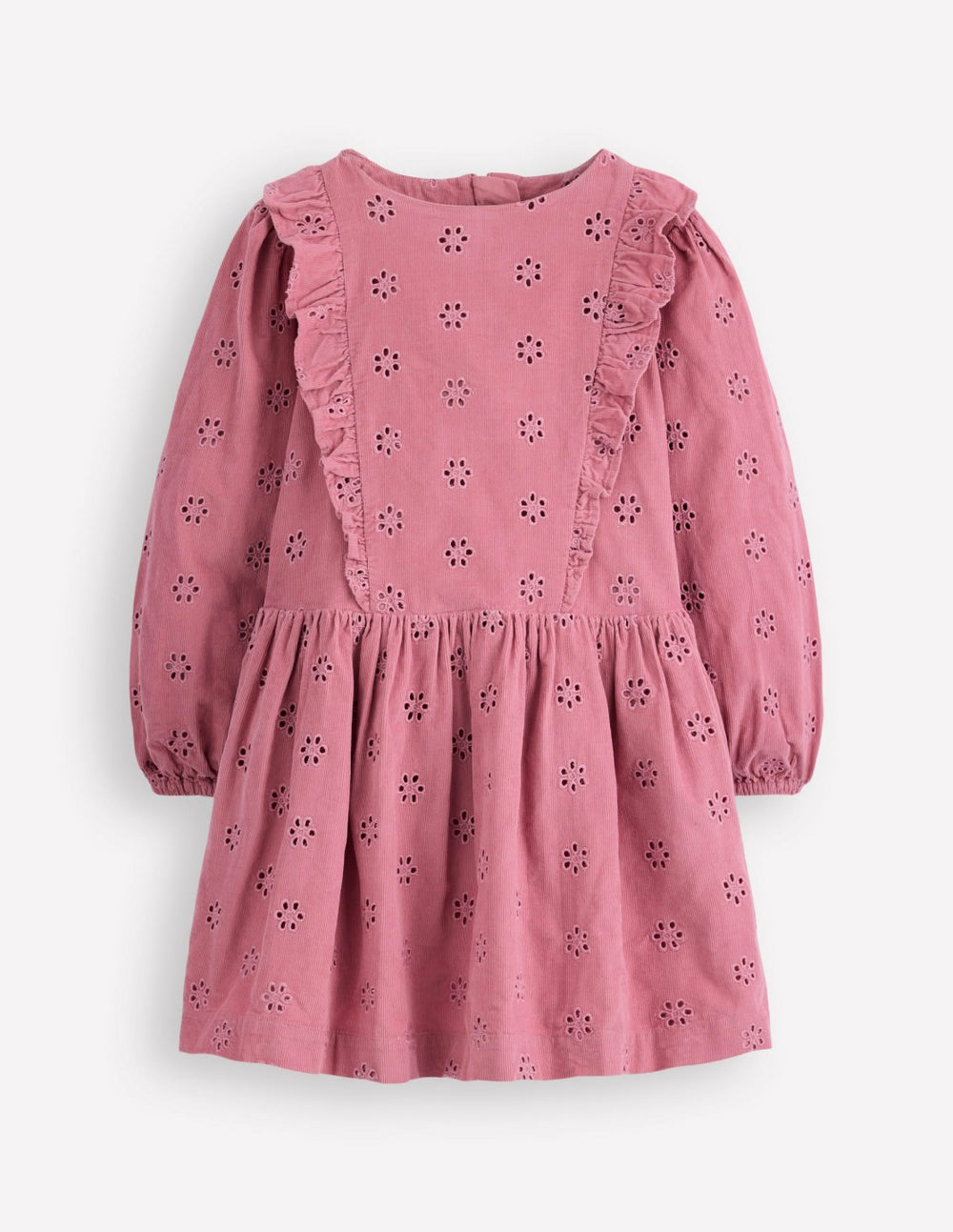 Cord Broderie Dress-Pink Haze / Boden us