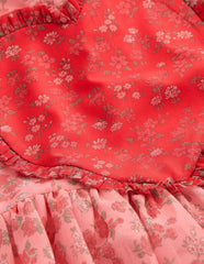 Heart Tulle Dress-Salmon Pink Meadow Floral / Boden Discount