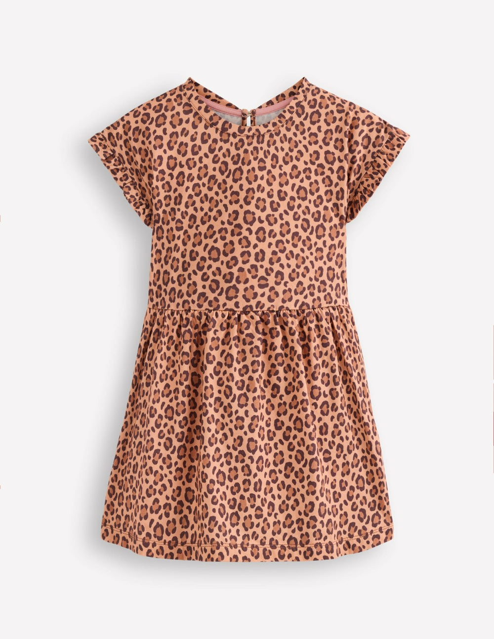 Jersey T-Shirt Dress-Leopard / Boden Sale