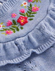 Pointelle Knitted Dress-Glacier Lake Marl / Boden Online
