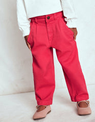 Pleat Jeans-Raspberry Pink / Boden Online