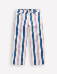 Relaxed Jean-Purple/Navy Stripe / Boden