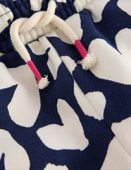 Printed Cosy Sweatpants-Navy Hearts / Boden Online
