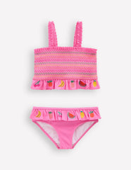 Pretty Peplum Bikini-Pink Fruit / Boden On sale