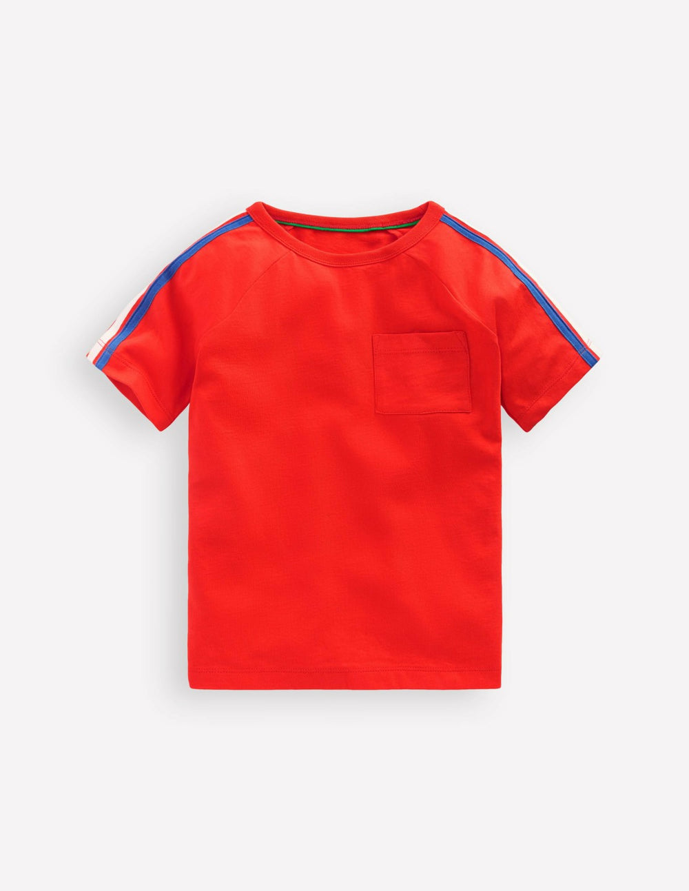 Rainbow Raglan T-shirt-VERMILLION ORANGE / Boden Outlet