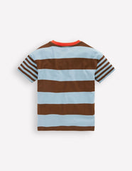 Relaxed Hotchpotch T-shirt-Glacier lake/potting soil / Boden Discount