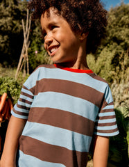 Relaxed Hotchpotch T-shirt-Glacier lake/potting soil / Boden Discount