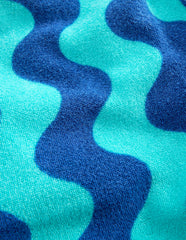 Towelling Shorts-Sapphire Blue Wave / Boden Online