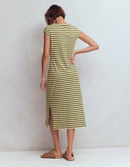 Delilah Twist Midi Dress-Stripe / Boden Sale