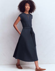 Eve Jersey Midi Dress-Navy / Boden Sale