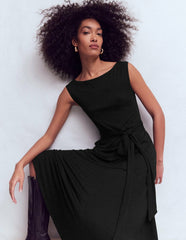 Tamsin Jersey Midi Dress-Black / Boden us