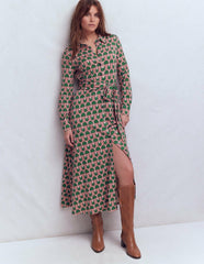 Marcia Jersey Shirt Dress-Hunter Green, Heart Link / Boden Sale