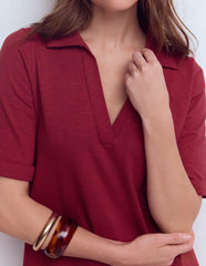 Tilda Jersey T-shirt Dress-Rich Chestnut / Boden On sale