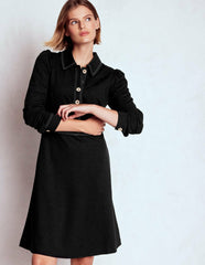 Nicolette Long Sleeve Dress-Black / Boden Discount