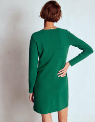 Cornelia Ottoman Dress-Emerald Night / Boden On sale