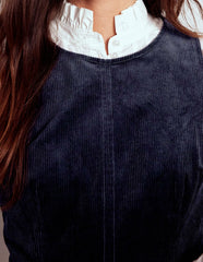 Annie Cord Shift Dress-Navy / Boden us