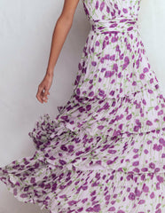Tiered Sleeveless Dress-Purple Dandelion / Boden Discount
