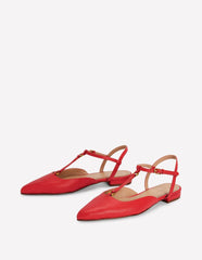 T-Bar Point Flats-Post Box Red / Boden Online