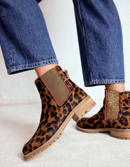 Freya Chelsea Boots-Leopard / Boden On sale