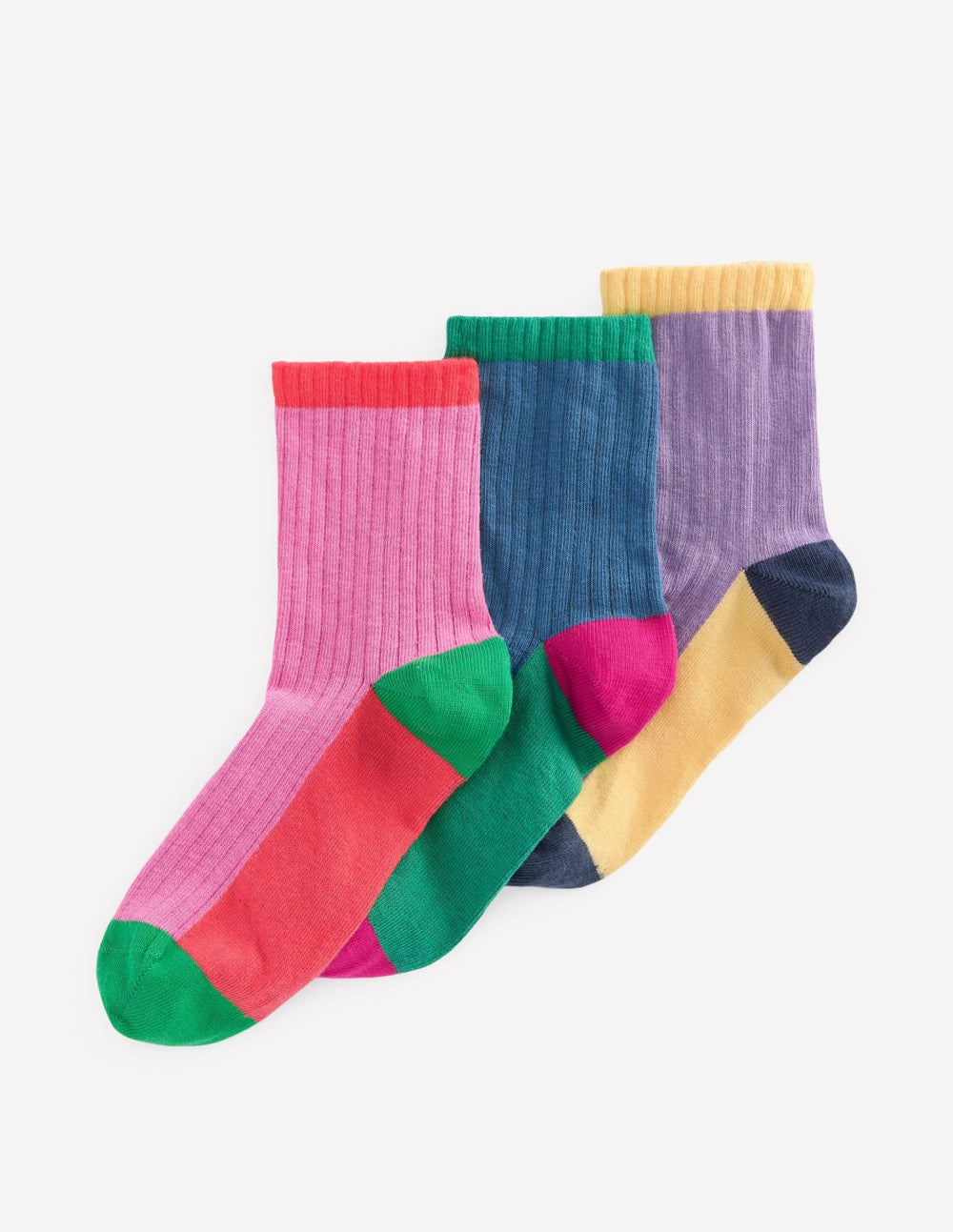 Colourblock Socks-Multi / Boden