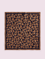 Elisabeth Silk Square Scarf-Heart Scatter / Boden us
