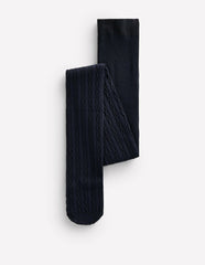 Cable Knit Tights-Navy / Boden Discount