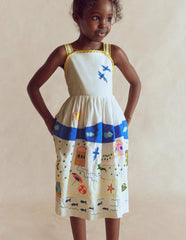 Logo Sundress-Soft Ivory Outdoor Scene / Boden us