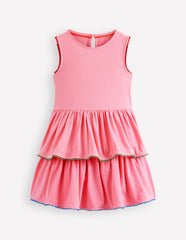 Tiered Jersey Sundress-Bubblegum Pink / Boden On sale