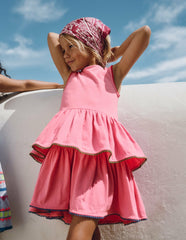 Tiered Jersey Sundress-Bubblegum Pink / Boden On sale