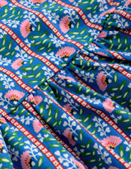Ballerina Jersey Dress-Kingfisher Blue Floral Vine / Boden Sale