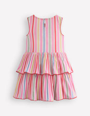 Tiered Jersey Sundress-Pink Stripe / Boden Discount