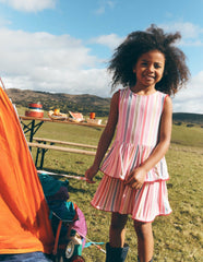 Tiered Jersey Sundress-Pink Stripe / Boden Discount