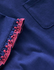 Dropped Sleeve Tunic-Navy / Boden us