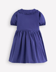 Appliqué Bow Shirt Dress-Starboard Blue Bows / Boden Discount