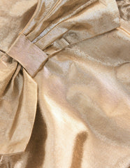 Bubble Hem Party Dress-Gold / Boden us