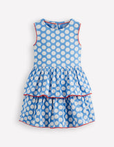 Tiered Jersey Sundress-Blue Spot / Boden
