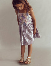 Metallic Mermaid Dress-Multi Mermaid Metallic / Boden Outlet